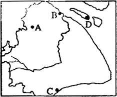 在A处布局重工业.其合理性主要表现在 ( ) ①相对于城区来说.A处位于盛行风的下风向 ②热带风光.景色宜人 ③便于获得原料和输出产品 ④A处与B处之间有宽广的海面起卫生--精英家教网--